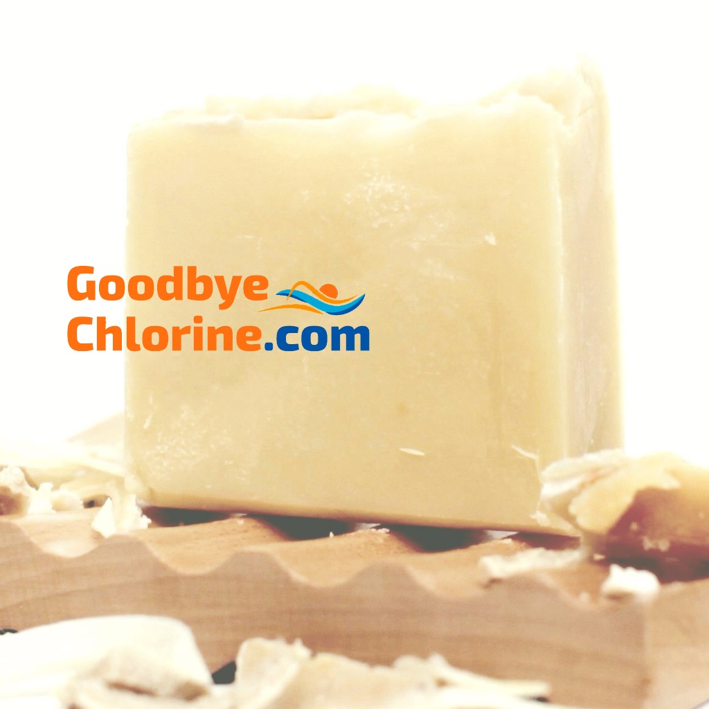 Anti-chlorine soap for swimmers by Goodbye Chlorine
