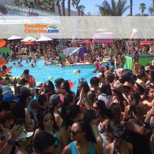 spring break pool party