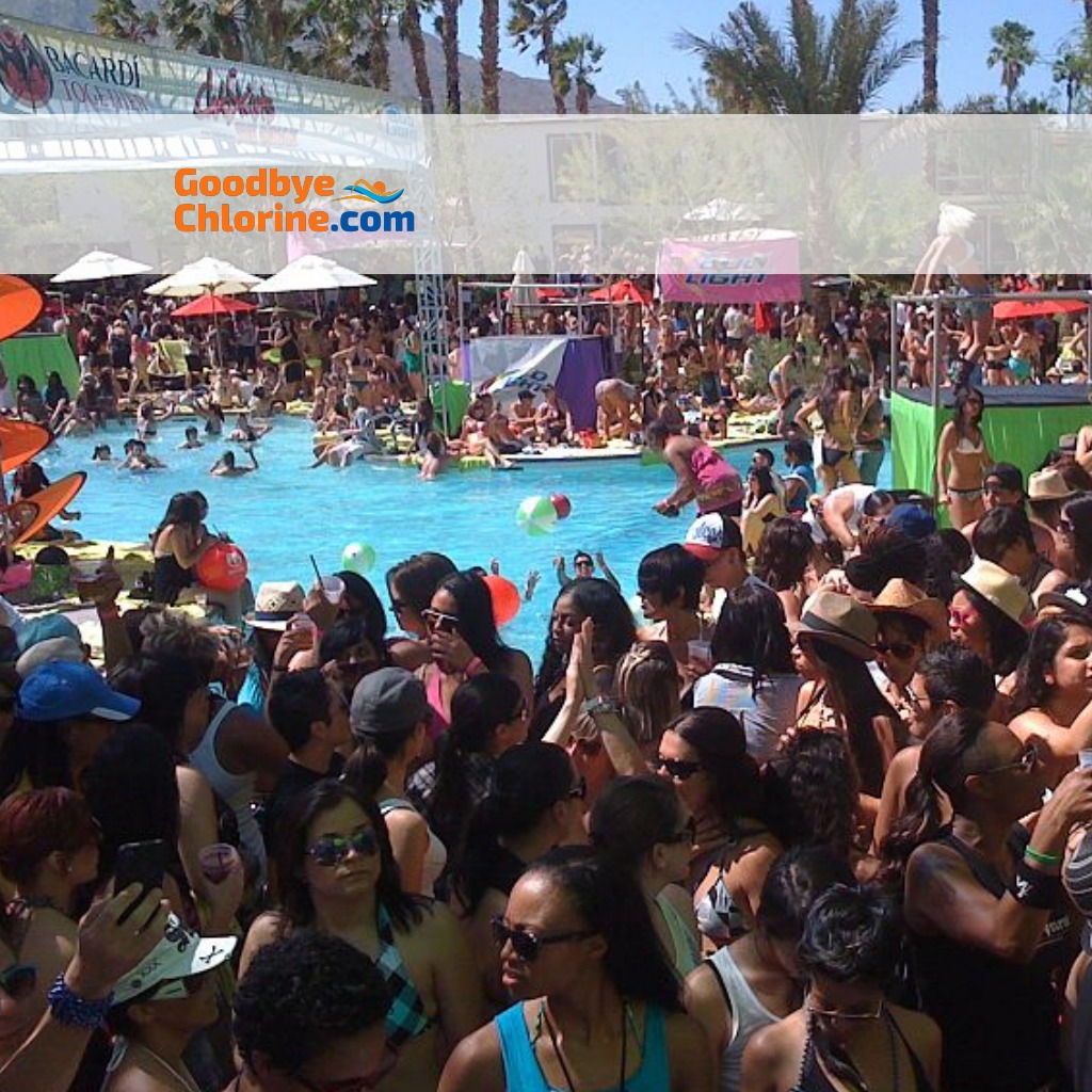 spring break pool party