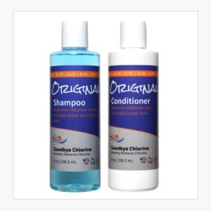 anti-chlorine shampoo and conditioner Goodbye Chlorine