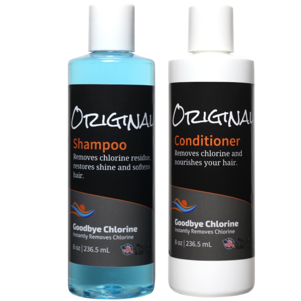 Anti-Chlorine Shampoo and Conditioner for swimmers