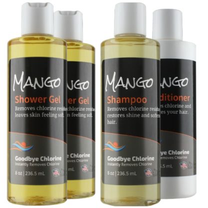 Anti-Chlorine shower Gel, Shampoo and Conditioner