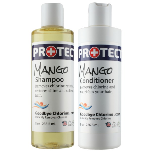 Anti-Chlorine Shampoo and Conditioner for Swimmers