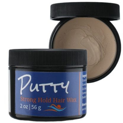 Hair styling paste for swimmers.