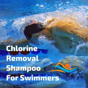 Chlorine removal shampoo for swimmers